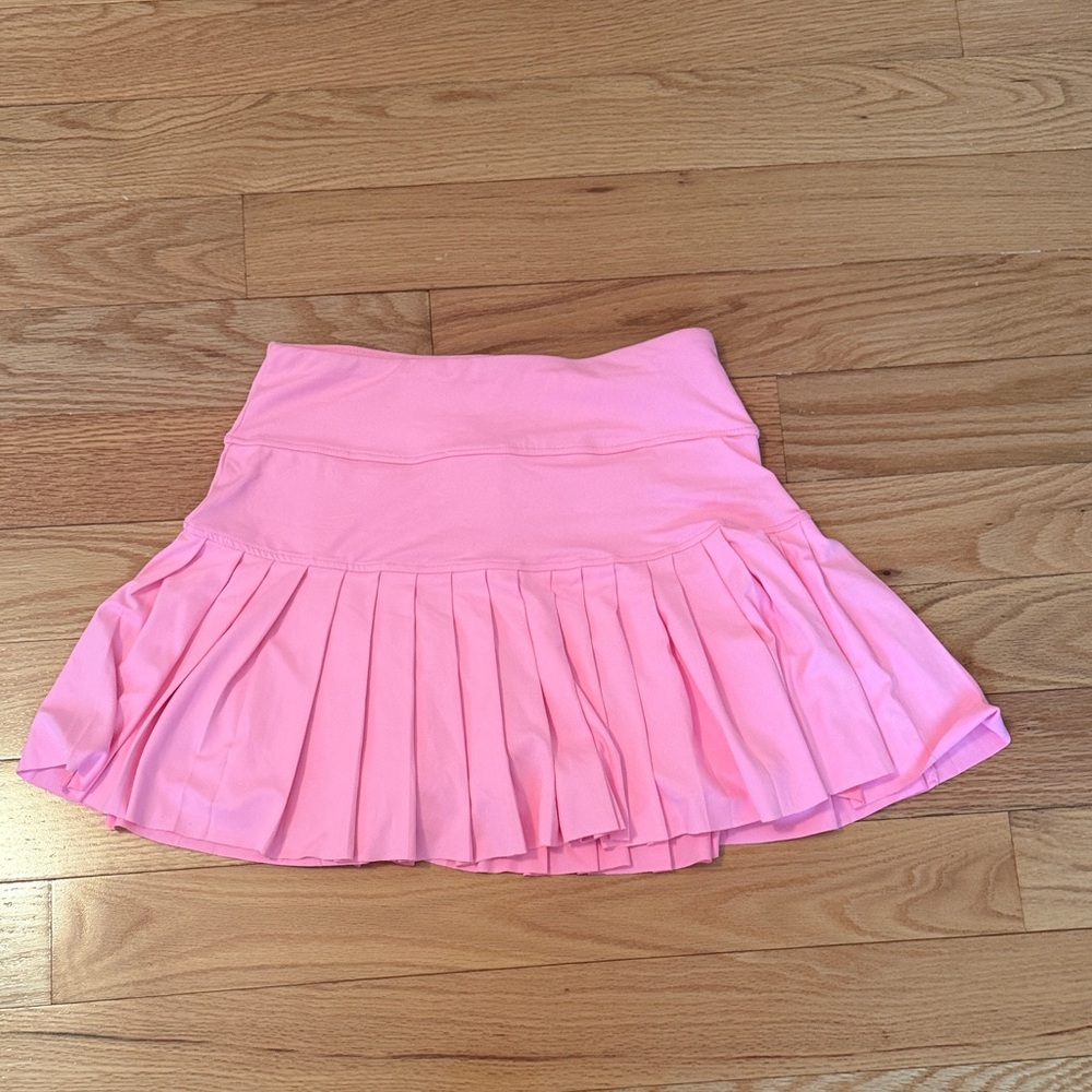 Pink Pleated Women's Skirt